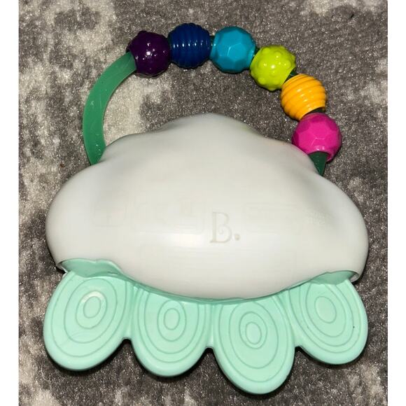 B Toys Rain-Glow Squeeze Light Up Baby Rattle - Excellent - Picture 2 of 2